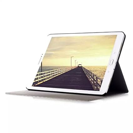 Hülle für Samsung Galaxy Tab A SM-T550 T551 T555 9.7 Zoll Schutzhülle Etui Tablet Tasche Smart Cover (Farbe: gold) NEU