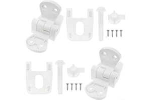 Plastic For Toilet Seat Hinge Bolt Nut Assembly for Replacing Worn or Loose Hinges on Home, RV, and Boat For Toilets