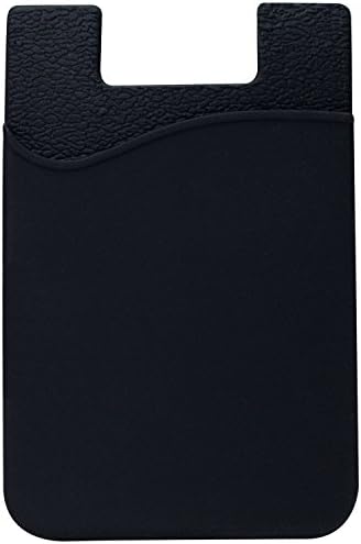 Stick-On Wallet Credit Card Holder For Back of Phone - Never Carry a Bulky Wallet or Purse Again! Strong 3M Adhesive Silicone Wallet For Phone Universal Size by Sticky Smart Wallet