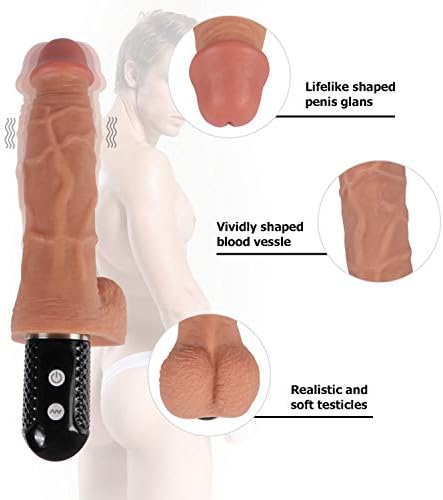 GFHDJH Powerful Multi Telescopic Vibration Patterns Realistic Soft-Dîldɔ Relax Massage Wand Female Toys