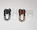 4 pcs NEW VINTAGE LARGE COMB BANANA CLIP HAIR RISER CLAW(1Brown-1Black-1White-1Clear).