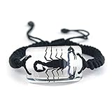 Genuine Black Scorpion In Clear Lucite Bracelet
