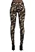 Taiduosheng Women Army Military Camouflage Trouser Soft Pants Knee-Cut Leggings XL