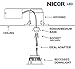 NICOR Lighting 4-Inch Dimmable 2700K LED Remodel Downlight Retrofit Kit for Recessed Housings, Black Trim (DLR4-3006-120-2K-BK)