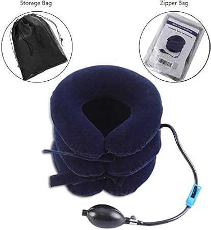 Amazon Com Inflatable Neck Pillow Cervical Neck Traction Device