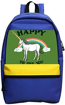 Happy To See You Student Backpack School Bag Fashion Girls Super Bookbag Break