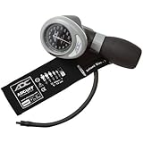 ADC Diagnostix 703 Professional Palm Style Aneroid Sphygmomanometer with Adcuff Nylon Blood Pressure Cuff, Infant, Black