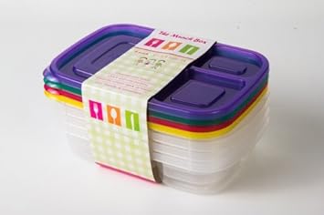 Amazon.com: Sección 3 compartimentos Bandeja del alimento ...