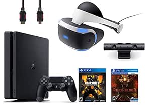 Amazon Com Playstation Vr Bundle 4 Items Vr Headset Playstation Camera Playstation 4 Call Of Duty Black Ops Iii Vr Game Disc Psvr Until Dawn Rush Of Blood Video Games