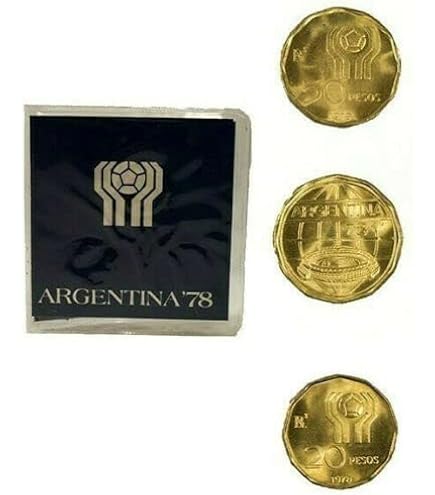 Amazon.com: 1978 Argentina World Cup Commemorative Coin Set – 20