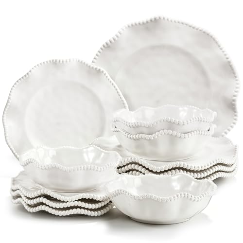 Perlette Melamine Dinnerware Sets Service