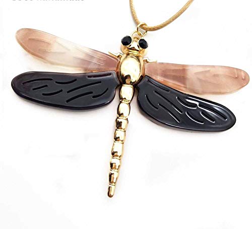 showhome-necklaces Dragonfly Necklace Insect Pendant pingente Zinc Alloy Colar Collar Accessories