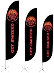 Amazon Com Bannerbuzz Custom Feather Flags