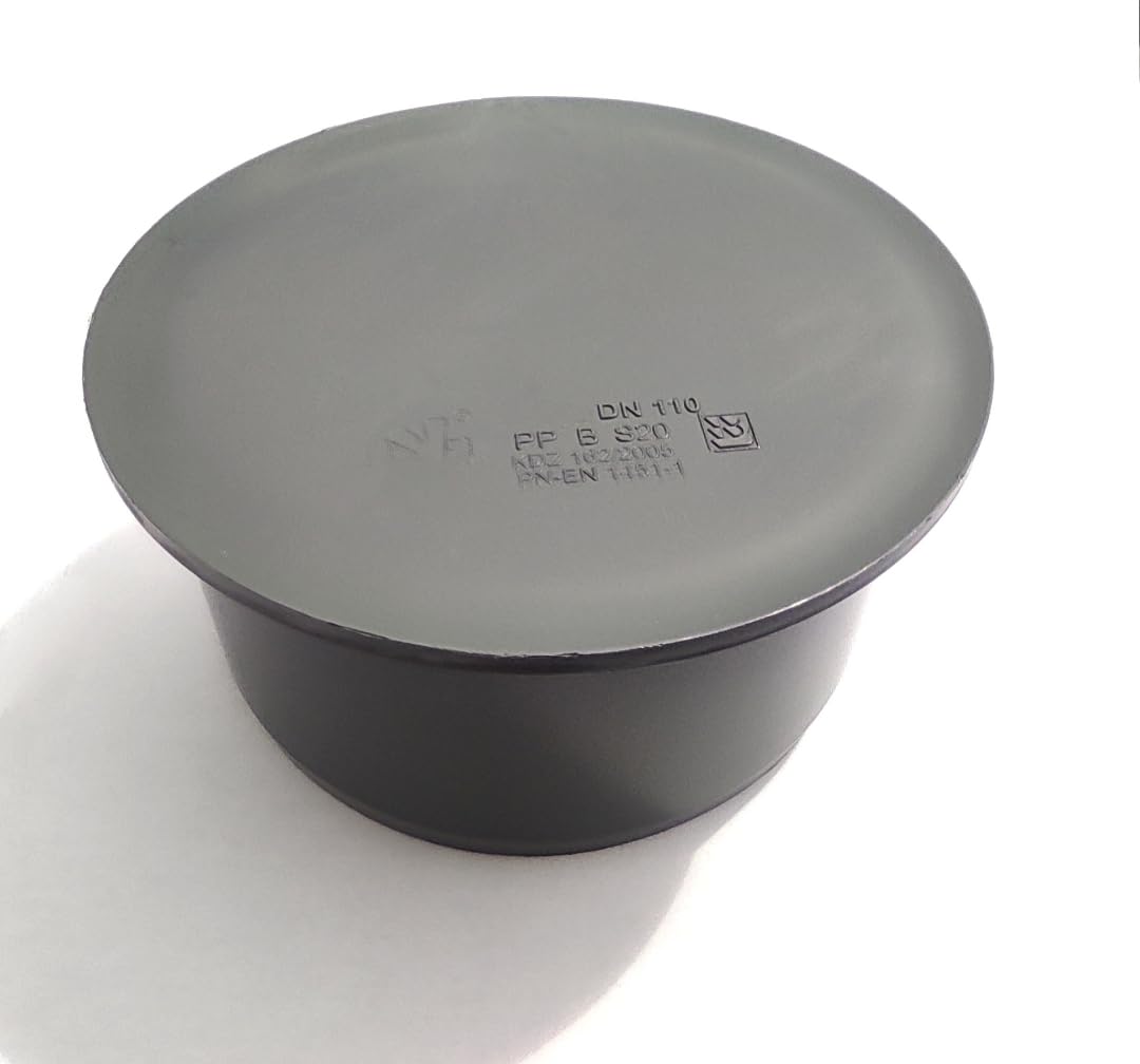 PVC Soil Pipe Cap Plug End Stop 110mm Inlet Grey Drainage Sewer Waste Plumbing Fittings