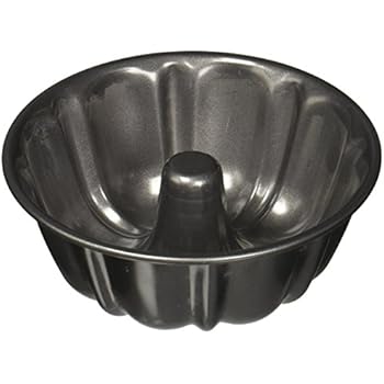 Wilton 2105-2342 Mini Fluted Tube Pan, 6-Inch, Grey