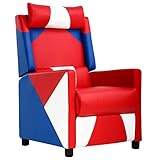 Recliner Chair Gaming Chairs for Adults Gaming Recliner Couch Gamer Chair Video Game Chairs Reclining Home Movie Theater Sofa Single Living Room Furniture Seat Comfortable