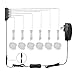 Shine HAI LED Under Cabinet Lighting Kit, LED Puck Light, 1140 Lumens 5000K Daylight White, All Accessories Included, Kitchen, Closet Lights, Set of 6