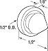 Prime-Line J 4566 Door Stop Silencers, Gray Rubber (100 Pack)
