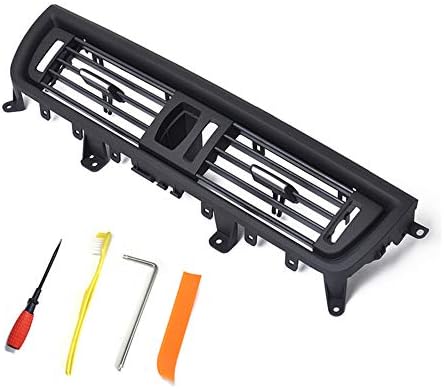 MEGAN For BMW 5 Front Air Grille, Upgraded Replacement Interior Central Air Vent Dashboard Console Center AC Ventilation (Series 520 523 525 528 530 535 550 2010-2016)