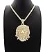 Pyramid Jeweler Mens Iced out Lil Pump Portrait Hip Hop Pendant & 24