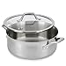 Calphalon AccuCore Stainless Steel Dutch Oven with Cover, 5-Quart