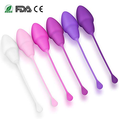 Kegel Balls for Tightening,BEQOOL Premium Kegel Balls for Women,Kegel Exercise Products Silicone Ben Wa Balls Doctor Recommended for Women & Girls Bladder Control & Pelvic Floor Exercises (6) - Thumbnail 7