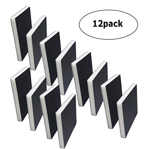 Sanding Sponges Black, Sanding Block Pad,Fine Grit Washable and Reusable Sand Sponge Kit, Great for Kitchen, home, Polishing furniture, plastic, metal, Car, wood, Painted surface - Thumbnail 7