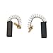 WASHING MACHINE MOTOR LAMINATED CARBON BRUSHES X2 For BOSCH 154740