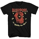 Deadpool Bighead Pool Tacos Mens Black T-shirt