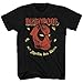 Deadpool Bighead Pool Tacos Mens Black T-shirt