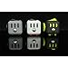 CHIRISEN Fidget Toy Relieves Stress And Anxiety for Children and Adults Anxiety Attention Toy (Black Green)