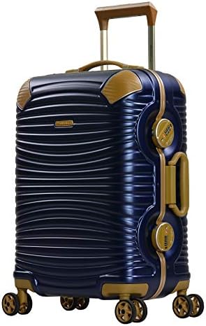 Eminent Luggage Makrolon Polycarbonate Gold Jetstream Aluminum