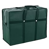 Yunko High quality Storage Bag Clothes Storage Bins Beddings Blanket Bag Closet Organizer Storage Containers House Moving Bag Travelling Bag College Carrying Bag Camping Bag Army Green