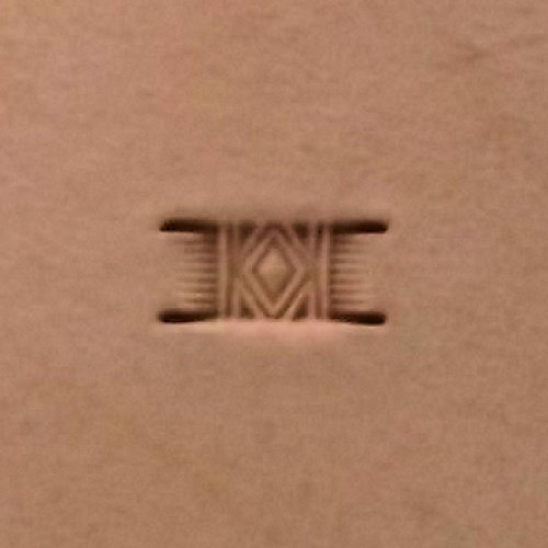 Basketweave Diamond Leather Stamp PX004 Size 3/8" L (9.5 mm) by Hide Crafters