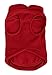 EXPAWLORER Polar Fleece Vest - Warm Soft Pullover Sleeveless Dog Jacket with Small Pocket, Cold Winter Coat for Small Medium Large Dogs (Red, S)