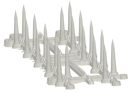 SpikeZone Polycarbonate Monkey Control Spikes (Translucent) - Pack of 11