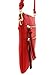 Functional Multi Pocket Crossbody Bag (Tomato Red)