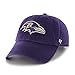 NFL Baltimore Ravens '47 Brand Clean Up Adjustable Hat, Purple, One Size