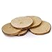Tinksky 20pcs 5-6CM Wood Slices Log Discs for DIY Crafts Wedding Centerpieces