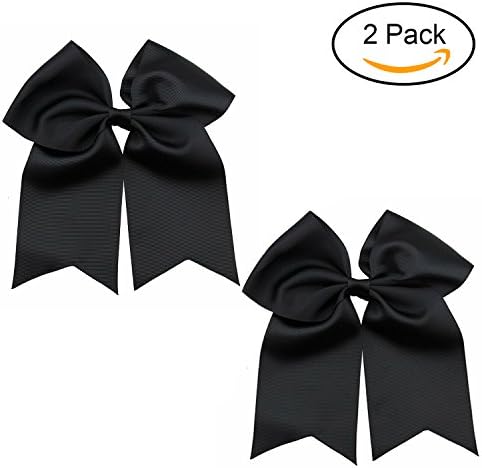 YALIKE Big 8 Inches Hair Bows for Girls Grosgrain Boutique Hair Bow Clips,2Pcs