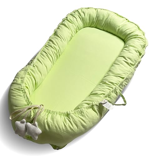 Soft and Breathable Baby Lounger - Portable Infant Nest for Newborns - Safe and Comfortable Resting Pod for Babies