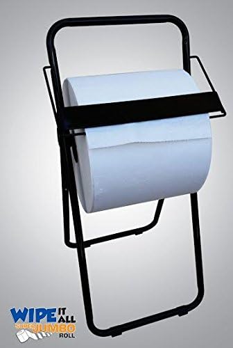 Floor Dispenser for Wipe It All Super Jumbo Roll Wipe and Kimberly-Clark Shop Towels, Viva Green