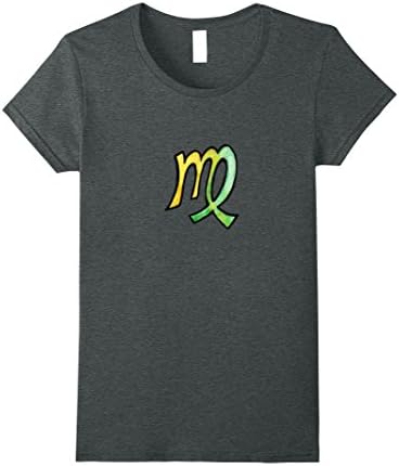 Womens Virgo t-shirt Virgo symbol art tees Birthday virgo Medium Dark Heather