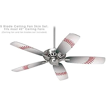 Amazon Com Baseball Ceiling Fan Skin Kit Fits Most 42 Inch Fans