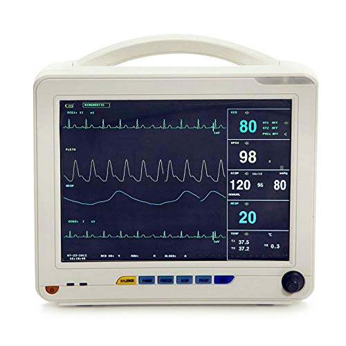 Enshey 12 Inch 6-Parameter Patient Monitor Machine (Shipped from US)