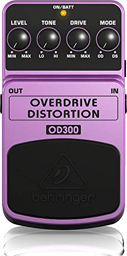 Behringer OD300 2-Mode Overdrive/Distortion Instrument Effects Pedal