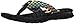 Skechers Sport Women's EZ Flex Beach Weave Flat Sandal, Black Multi, 9 M US