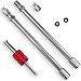 6 Inch Dually Valve Stem Extenders - 2 Pack - Easy Install, Heavy Duty, Straight Metal Dual Wheel Valve Stem Extensions for RV Tires, Truck, Motorhome, Coach, Pickup, Ram 3500, Trailer, OEM Grade primary