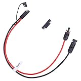 iGreely Solar Panel to SAE Adapter 10AWG Cable Conector with SAE Polarity Reverse Adapter for RV Panel Solar Compatible with MC4 2ft/60cm