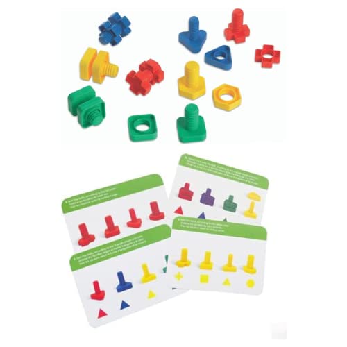 Edushape – Ed 926144 – Viti e Bulloni – 144 Pezzi